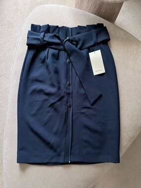 Zara Belted Midi Skirt - New